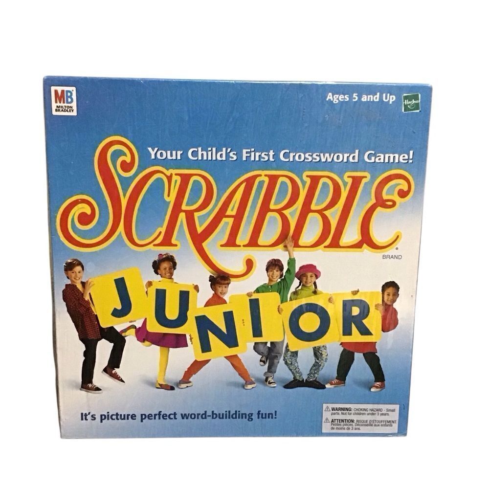 Scrabble Junior Hasbro Board Game 1999 Unopened‎